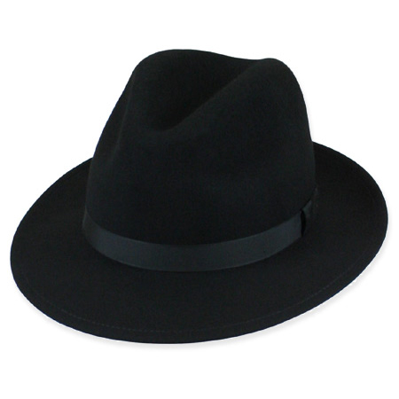 Black Fedora Hat